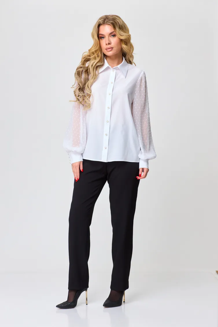 Blouse Abbi #4025 belyj