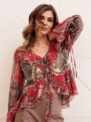 Костюм GIZART арт. 5403 красно-коричневый капучино