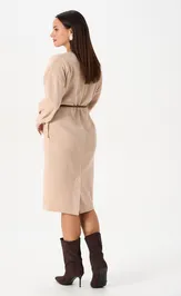 Dress Verita moda N-2493 bezhevyj