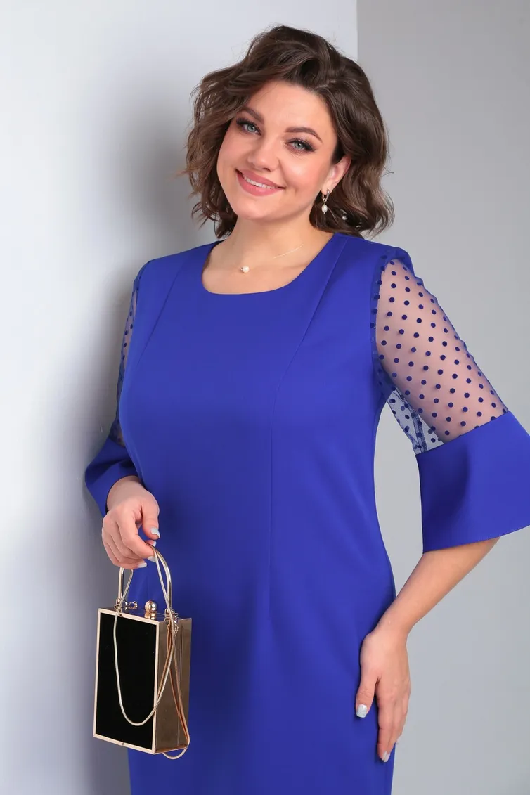 Sukienka Vilena-fashion #937 vasilek