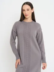 Платье Newvay арт. 9242-92028 титаниум