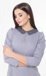 Платье Anelli Laurel 1000 пепельно-серый