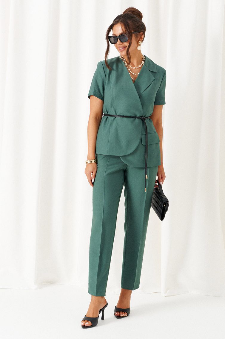 Костюм Beautiful & Free арт. 6451 бутылочно-зелёный