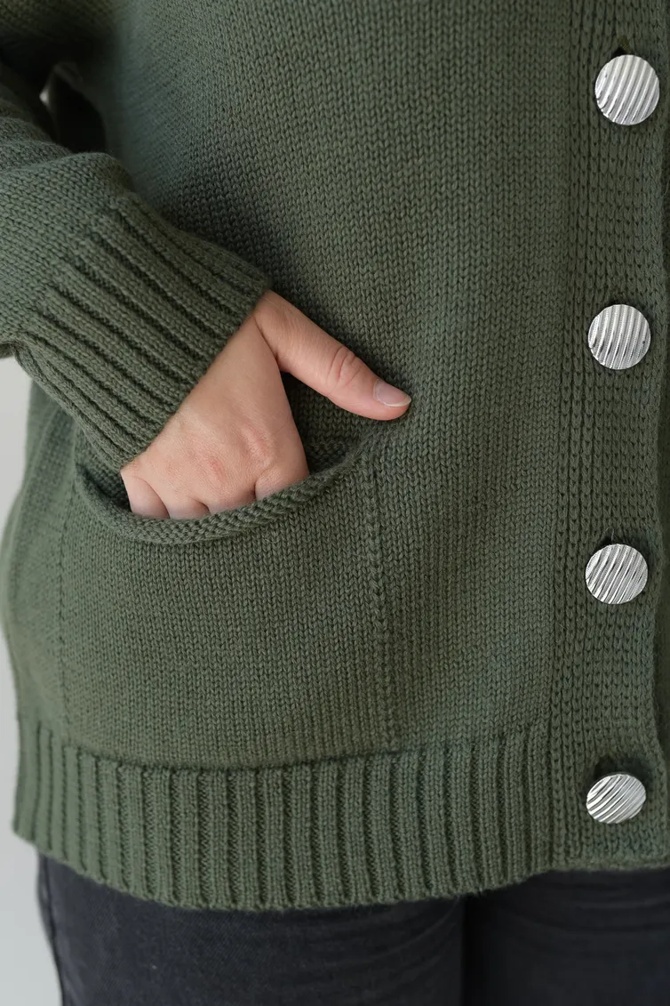 Sweter Romgil #TZ793Sh olivkovyj