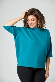 Блузки, туники Ollsy арт. 02056 бирюзовый