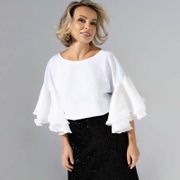 Блуза CHARUTTI арт. Молниеносная влюбленность (white)