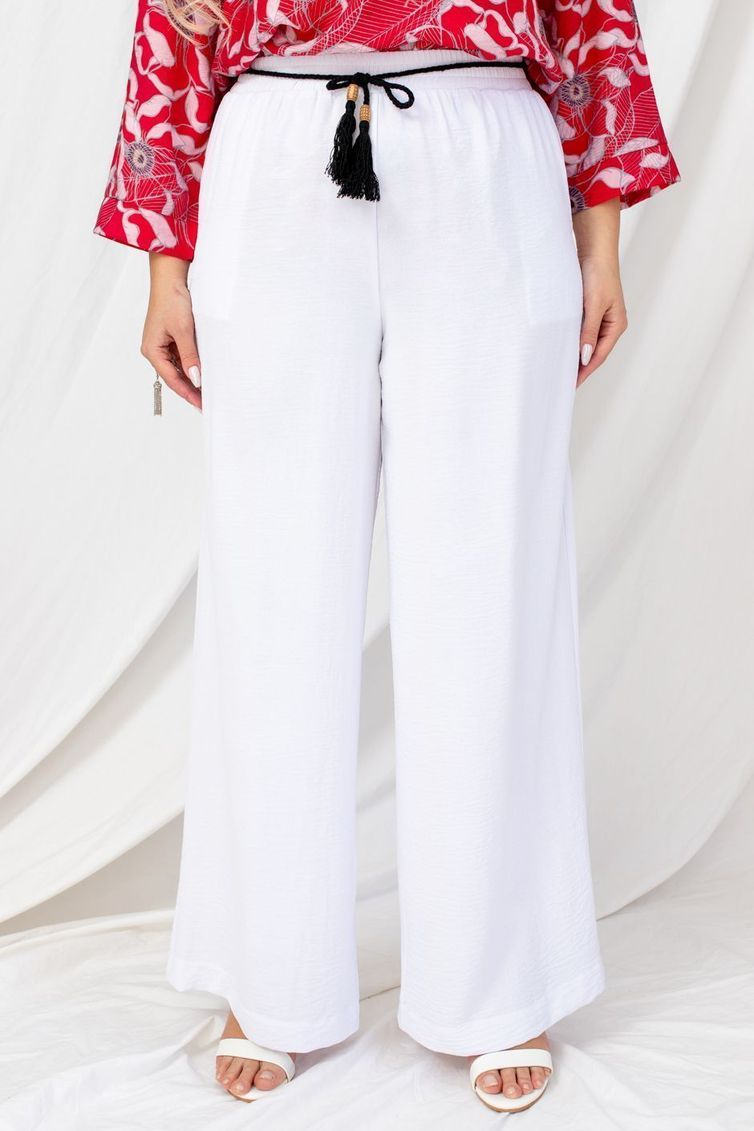 Trousers TOOK A LOOK & Angelika #AB-013k belyj