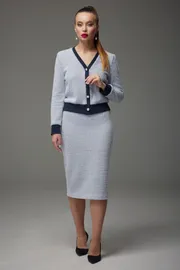 Костюм Galean Style арт. 903 голубой гус.лапка
