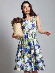 Sukienka DS Trend #PM-0805 (Vals cvetov, top)