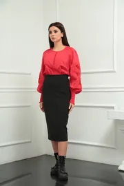 Bluzka SandyNA #130413 krasnyj