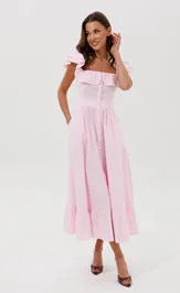 Sukienki V&N fashion 1158 rozovoe