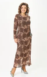 Dress Aira Style 24430 kapuchino
