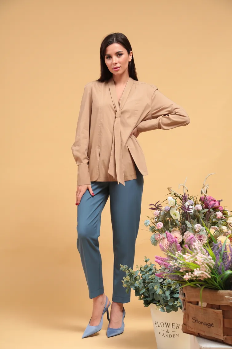 Bluzka SandyNA #130414 bezhevyj