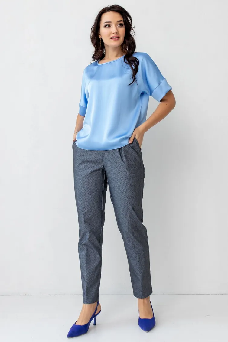 Blouse TOOK A LOOK & Angelika #TB-300n nebesnyj