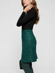 Юбка Conte Elegant арт. 19С-875ТСП green snake 170