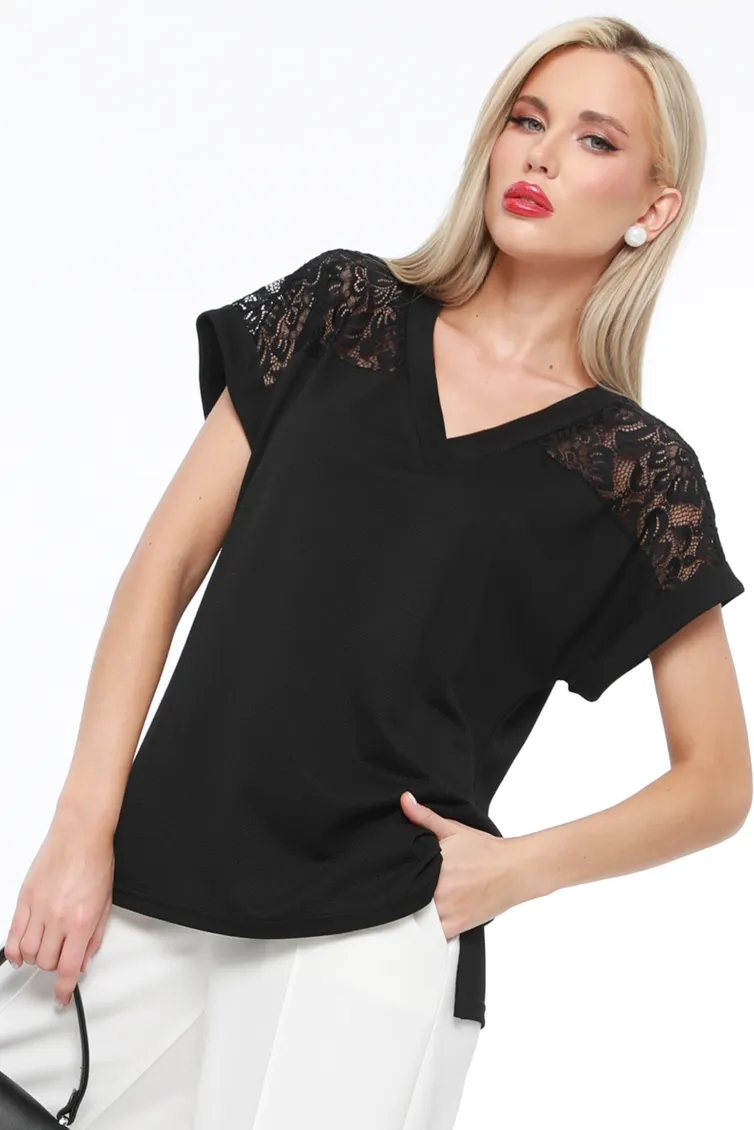 Bluzka DS Trend #B-2178 (Nensi, blek)