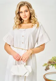 Платье Ava fashion арт. М-190 молочный
