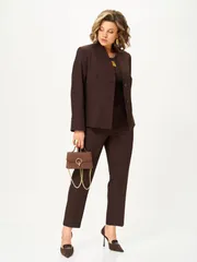 Suit Vilena-fashion #1177 shokolad