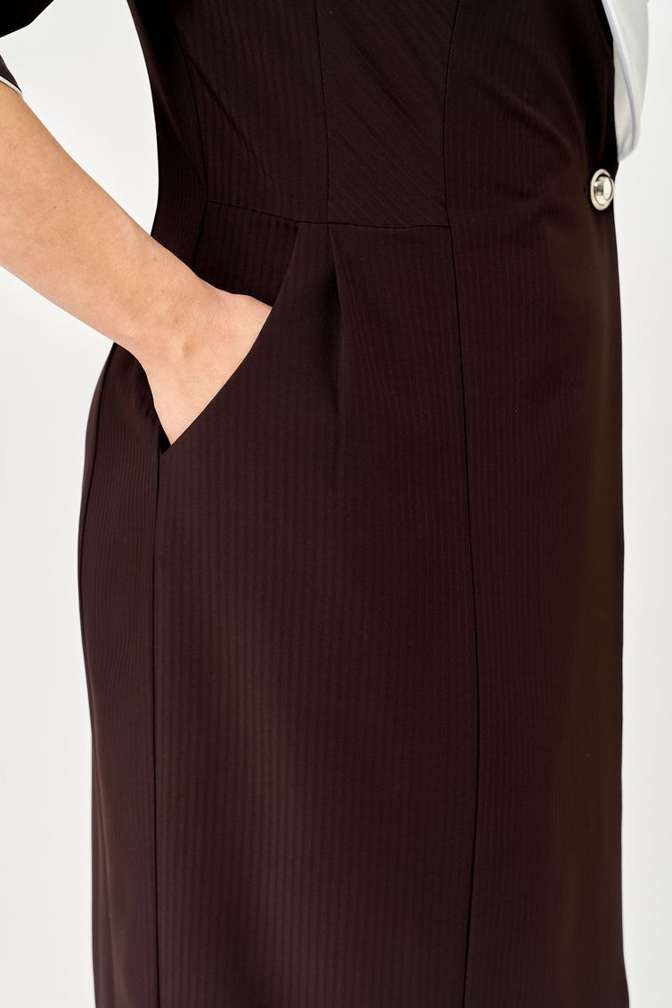 Платье Anastasia MAK арт. 1308 коричневый