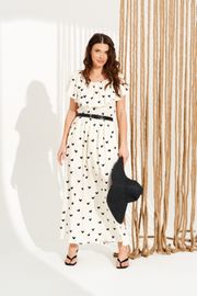 Платье Elletto Life арт. 11137 молочно-черный