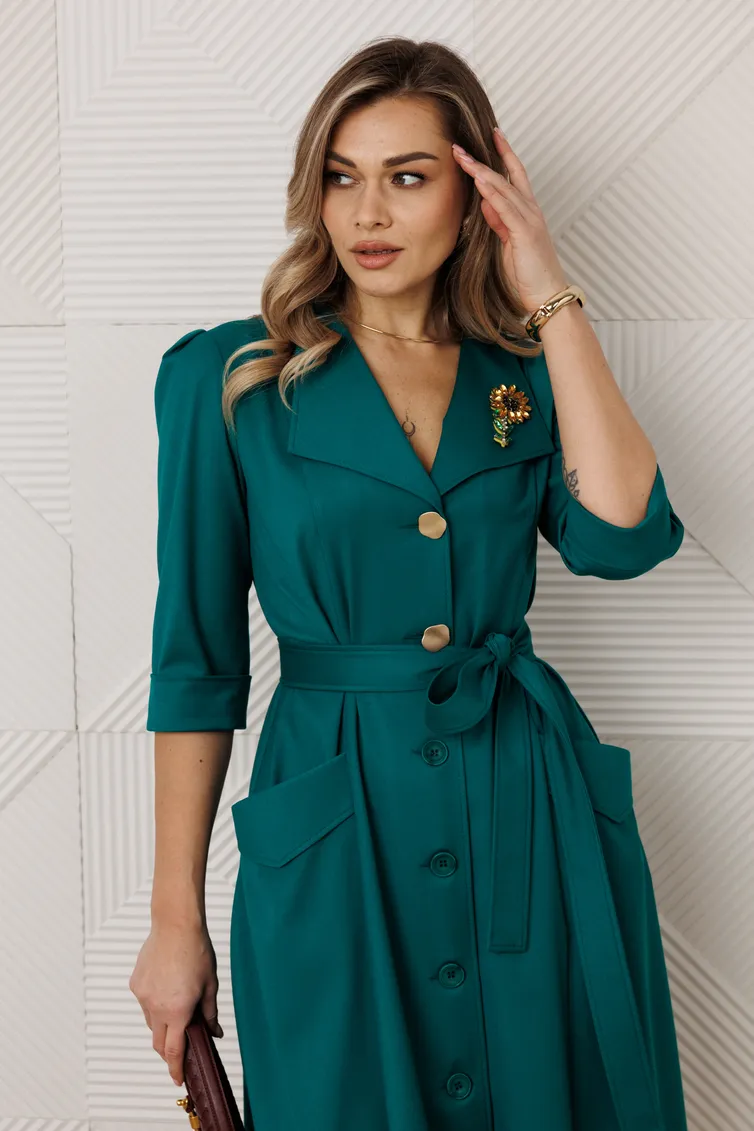Sukienka Anastasia #1318.1 izumr