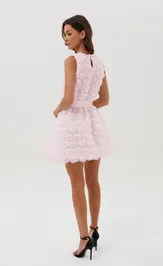 Sukienka V&N fashion 1153_rozovoe Plate