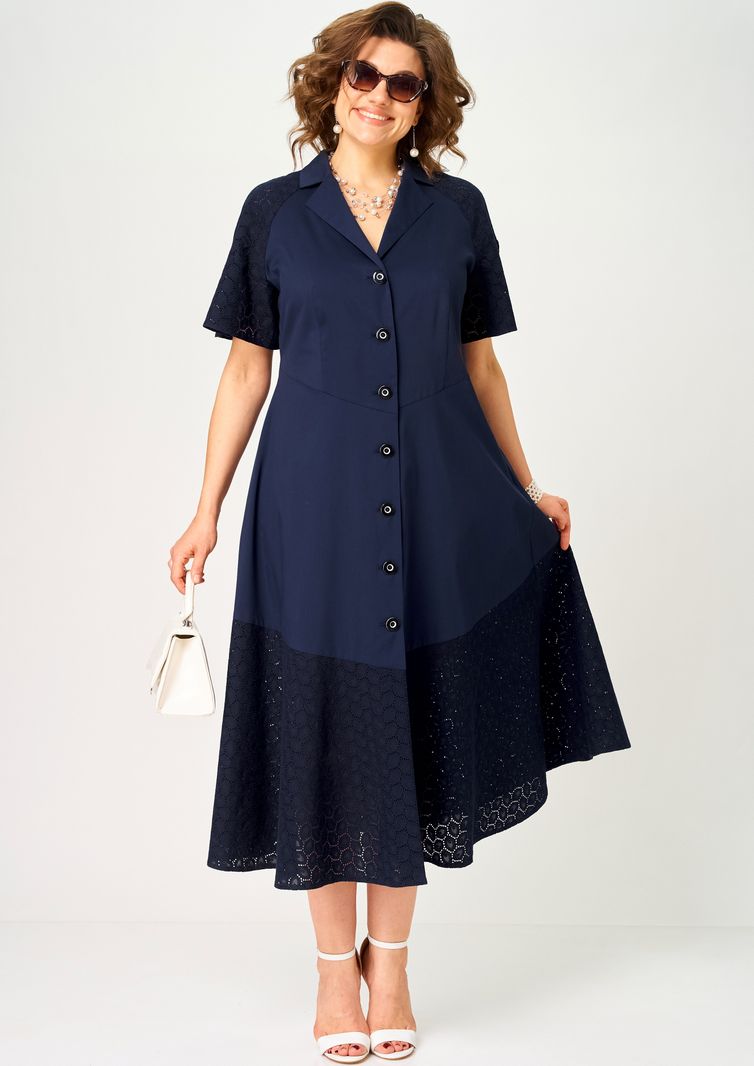 Платье EVA GRANT арт. 7216синий