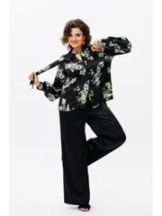 Bluzka Anelli Laurel #1428 chernyj