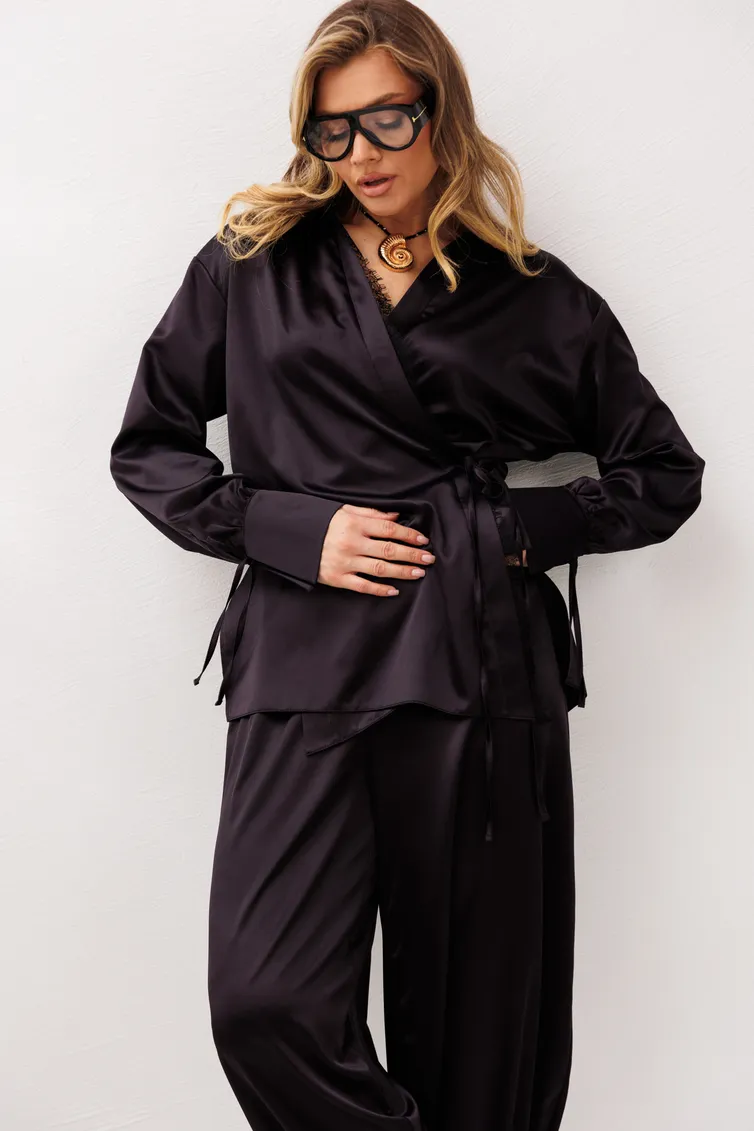 Garnitur Anastasia #1353 chernichnyj