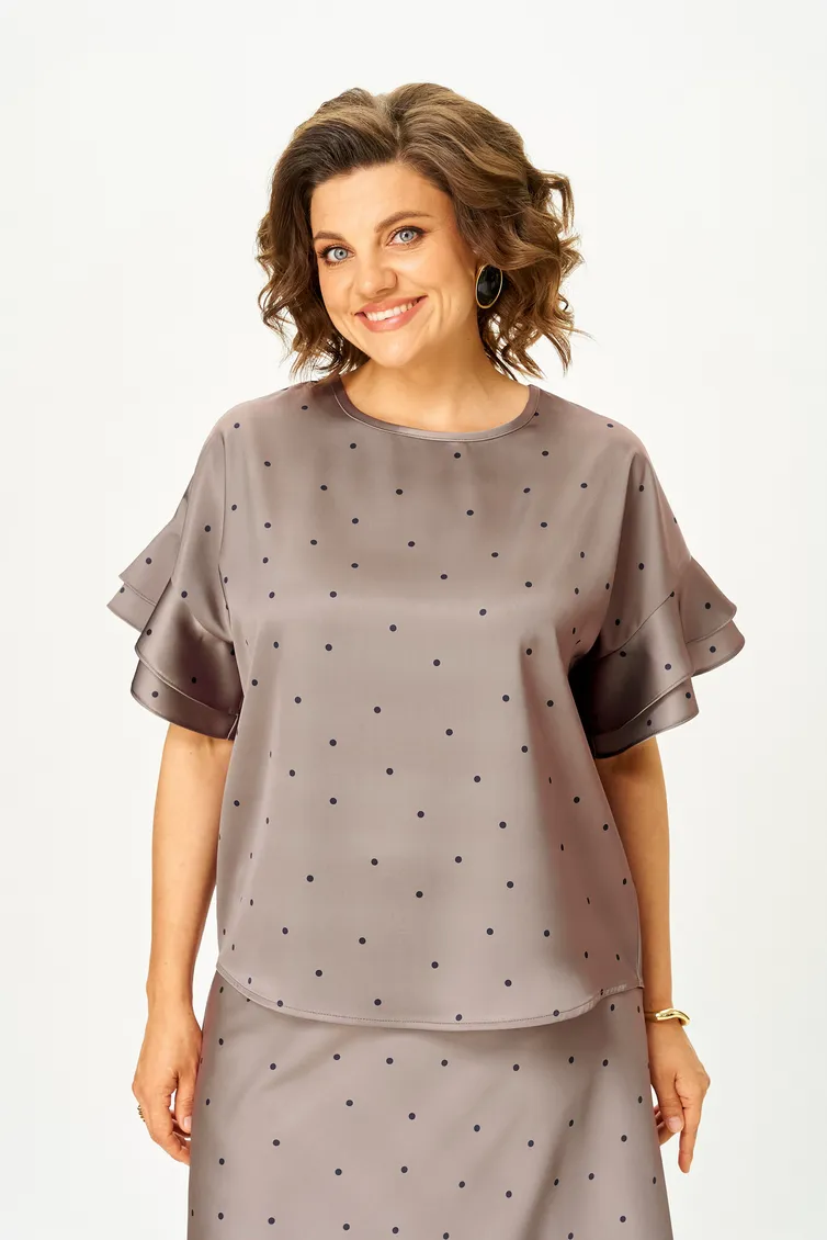 Blouse Rumoda #2297 kapuchino