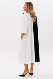 Dress Anastasia #1243 plate cherno-belyj