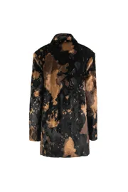 Coat Elema #9-2023 chyornyj print 170