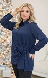 Блузка NOVITA 1302 темно-синий