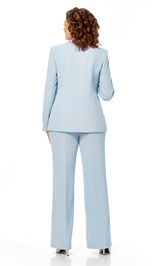 Костюм Ольга Стиль С998 голубой