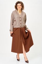 Garnitur Aira Style #24131 komplekt bezhevo-korichnevyj