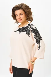 Bluzka Rumoda #2277 (dlinnyj rukav) bezhevyj