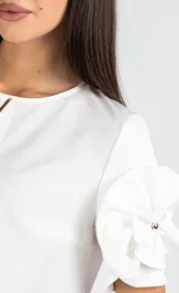 Blouse VIZAVI 722 molochnyj