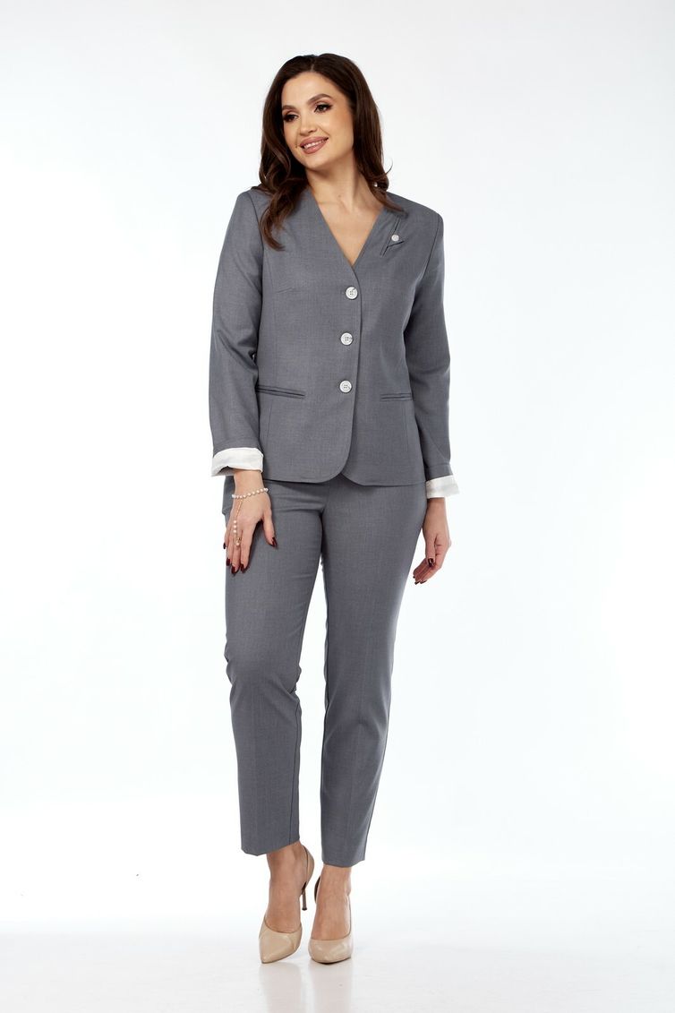 Костюм Vilena-fashion арт. 1052 светло-серый