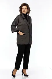 Garnitur Ladis Line #1533 temno-seryj+chernyj