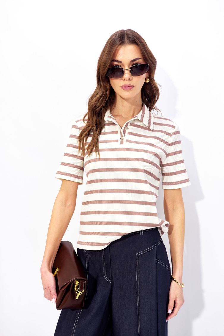 Джемпер Люше арт. 4344 коричневый