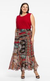 Юбка Avila 1015 бордовый