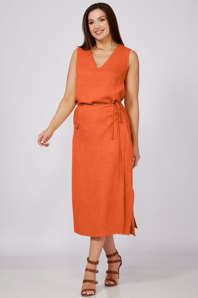 Dress Verita moda #N-2295 oranzh