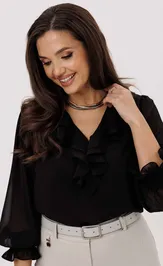 Bluzka MiSlana 1192 chernyj
