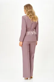 Garnitur Olga Style #S1036 pepelno-rozovyj