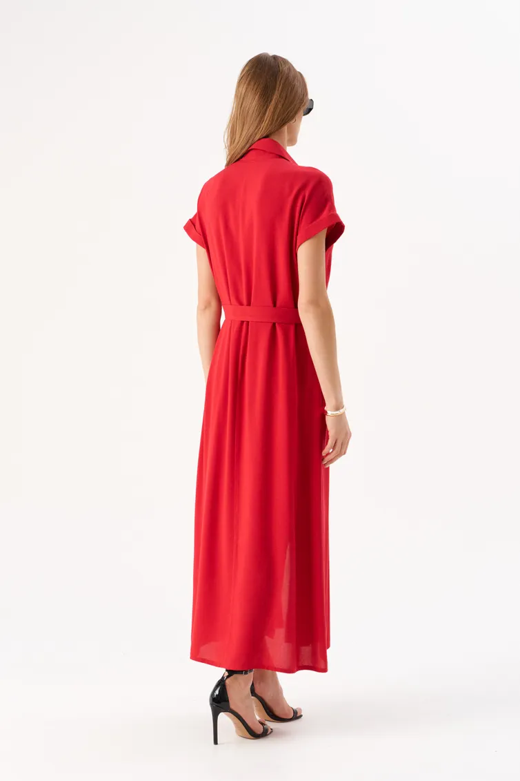 Dress Romgil #RT0060-VI4 malinovo-krasnyj