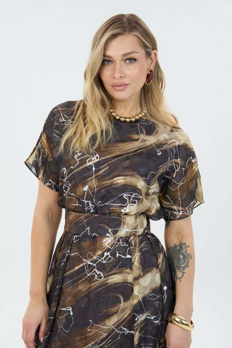 Платье LM арт. М 0076 коричневый