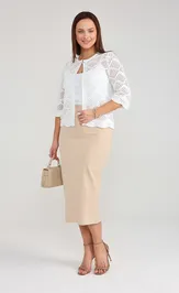 Sweter BONADI 2208 belyj