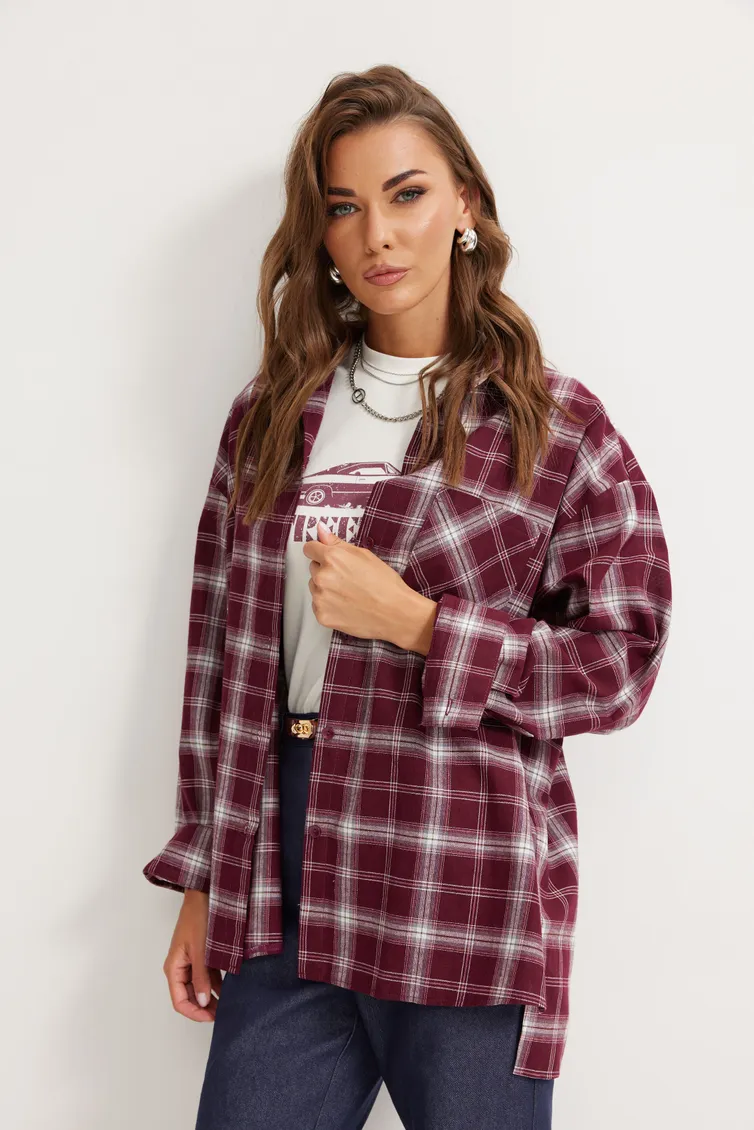 Bluzka Lyushe #4150 bordo