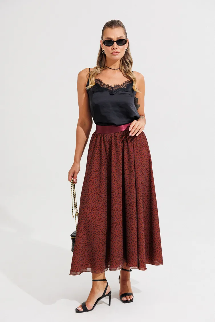 Skirt Anastasia #1263.1 terrakot