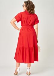 Платье EVA GRANT арт. 7325В красный